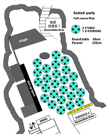 着席スタイル100名